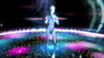 Youthful fit liara t'soni shakes her ass to music to seduce partner into sex