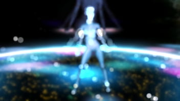 Youthful fit liara t'soni shakes her ass to music to seduce partner into sex