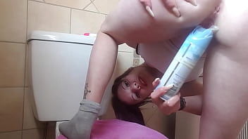 Stuffing and stretching my pussy with all objects i can find different home rooms Stuffing and stretching my pussy with all objects i can find different home rooms