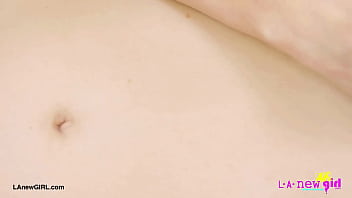 Elegant blonde standout naked close up