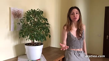 Just a girl enjoying her dildo