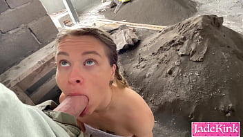 Sneaky sex with daddy on a construction site big ass pov