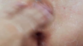 Cuckold orgasms creampie wife after returning from lover