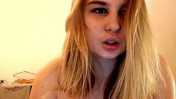 Cute teen with massive tits teases on cam