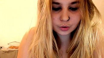 Cute teen with massive tits teases on cam