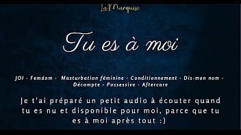 Tu es à moi french audio porn joi femdom