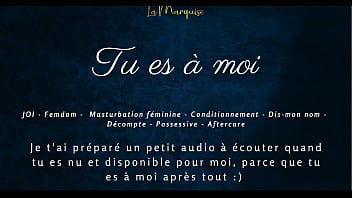 Tu es à moi french audio porn joi femdom