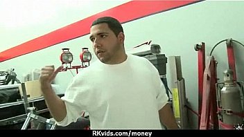 Amateur hottie takes cash for public sex 30