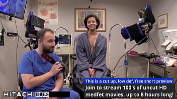 Freshman gets mandatory hitachi orgasm from doctor tampa rebel wyatt