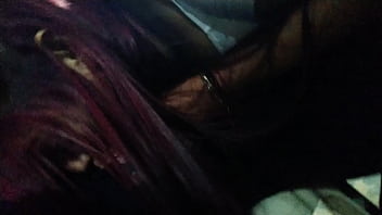 Sucking the cock of my cuckold outdoor