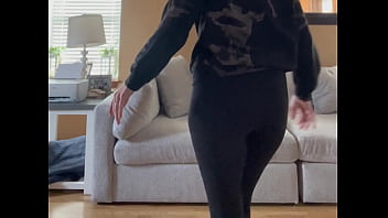 Cumbitch21 dancing around living room shows ass