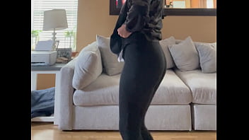 Cumbitch21 dancing around living room shows ass