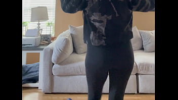 Cumbitch21 dancing around living room shows ass