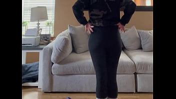 Cumbitch21 dancing around living room shows ass