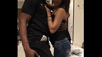 Kel aguiar rides bbc after swallowing cock