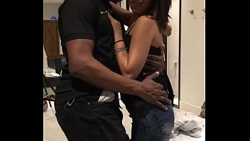 Kel aguiar rides bbc after swallowing cock