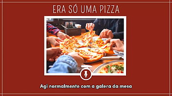 Putaria depois de comer pizza contos