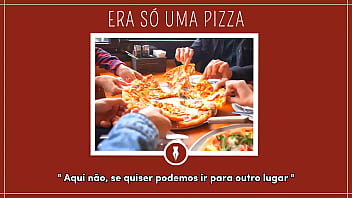 Putaria depois de comer pizza contos
