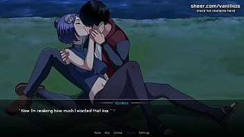 Kunoichi trainer hot teen konan from naruto with a perfect body gives blowjob and gets her tight pussy creampied outdoor in public naruto anime hentai porn game part #13