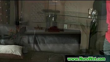 Nuru massage asian banged after blowjob in the bath 27