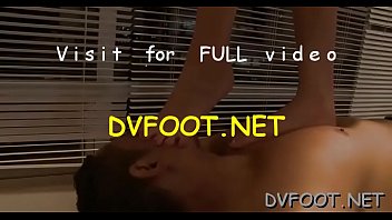 Gal keeps man under feet