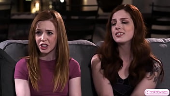 Stepmom lauren phillips allows her stepdaughters to have an intimate lesbian babes invite the milf to a threesome and lick her pussy