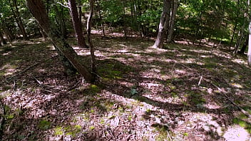 Nina rivera playing with her glass dildo on camping trip super hot films don and nina