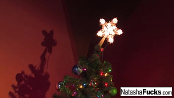 Busty babe gets nude