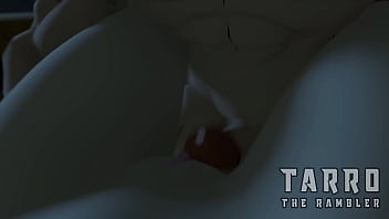 Gohan se coge a su madre mientras su padre los mira