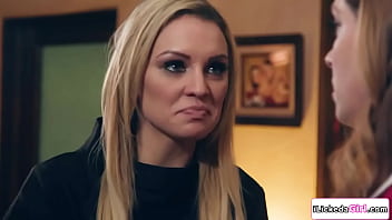 Giselle palmer casts a spell and makes her stepmom serene siren horny with her stepaunts help they were able to satisfy her by licking her pussy