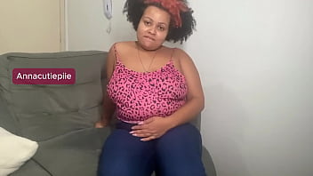Bbw bloated on and farting on the couch