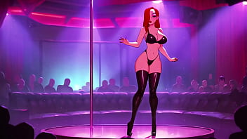 Jessica from who framed roger rabbit striptease teasing bib boobs ai free