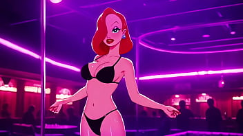 Jessica from who framed roger rabbit striptease teasing bib boobs ai free