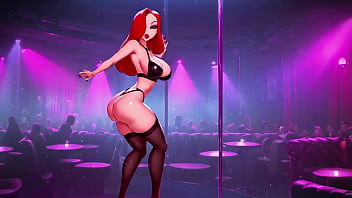Jessica from who framed roger rabbit striptease teasing bib boobs ai free