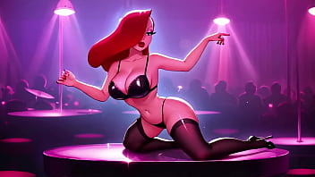Jessica from who framed roger rabbit striptease teasing bib boobs ai free