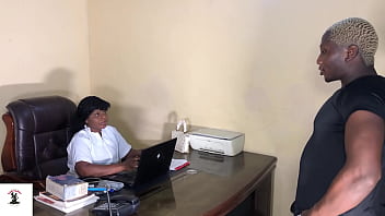 How a sexy nurse help me with my falling dick to stand