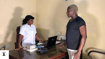 How a sexy nurse help me with my falling dick to stand