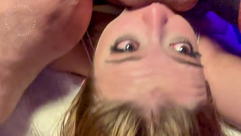 Extreme hard pov face fucking deepthroat throatpie