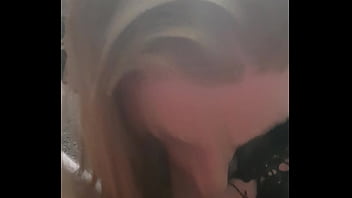 Dick sucking catsuit whore