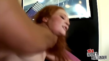 Audrey begs as otto and benjamin slam her gaping asshole