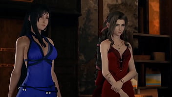 Tifa and aerith get used by corneo's goons final fantasy 7 animation