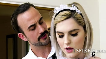 Everybody Wants A Piece Of This Cute Trans Maid thumbnail