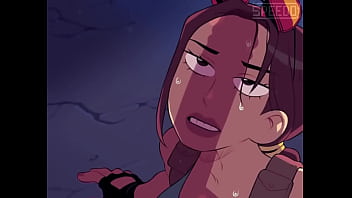 Baisée par une statue