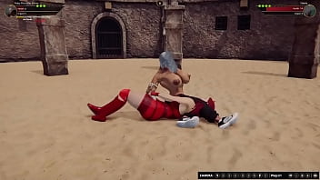 Ruby vs diabla {nf3d video game fighting mma femdom}