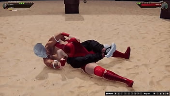 Ruby vs diabla {nf3d video game fighting mma femdom}