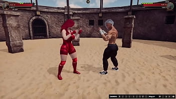 Ruby vs diabla {nf3d video game fighting mma femdom}