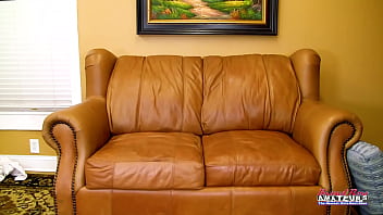 Busty blonde tara deepthroats a cock and gives it a deep titjob to milk it