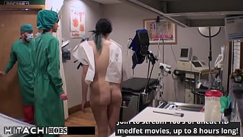 Freshman gets mandatory hitachi orgasm from nurse destiny doa