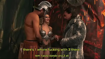 Watch lola morango riding two cocks while vivian lola rides three and sereia moana gets five