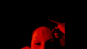 Slut sucks cock with bruises knees